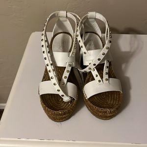 Jimmy Choo White Espadrilles